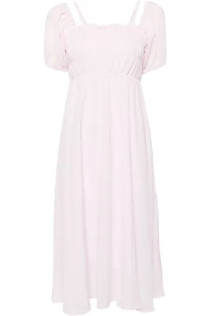 tout a coup Puff sleeves mid-lenght dress