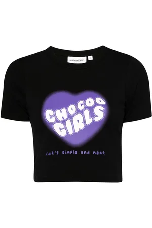 Chocoolate Graphic-print cotton-blend T-shirt
