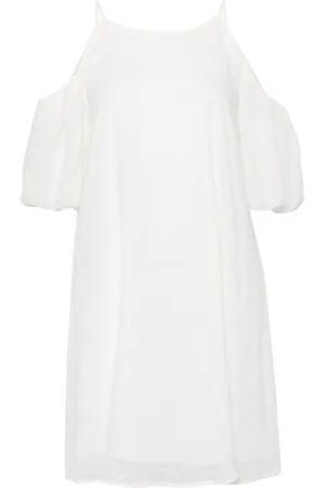 tout a coup Open-shoulder A-line dress