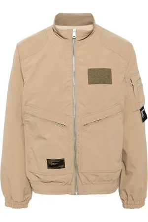 Izzue Logo-appliqué military jacket