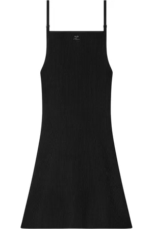 Courrèges Ribbed-knit mini dress