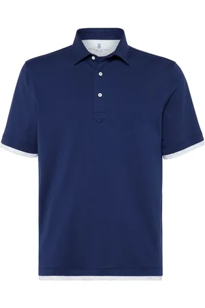 Brunello Cucinelli Polo-collar cotton polo shirt