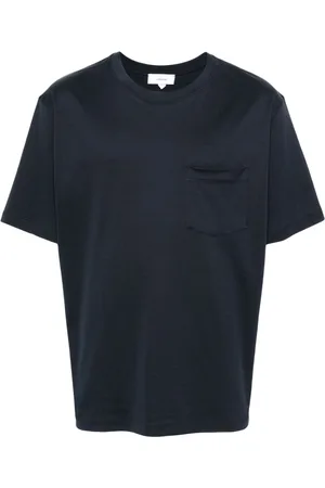 LARDINI Patch-pocket cotton T-shirt