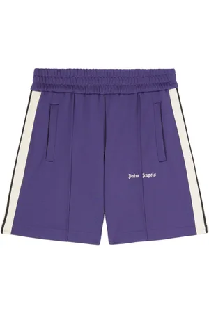 Palm Angels Logo-print track shorts