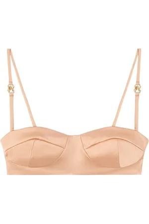 Palm Angels Logo-plaque balconette bra