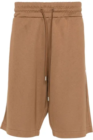 LARDINI Drawstring-waist track shorts
