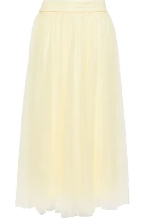 Fabiana Filippi Tulle midi skirt