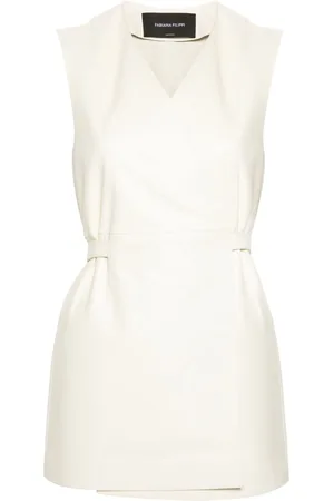 Fabiana Filippi Wrap-design leather vest