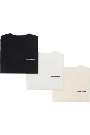 Palm Angels Logo-embroidered T-shirts (pack of three)