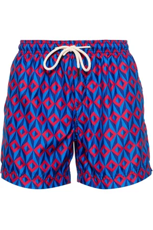 PENINSULA SWIMWEAR Ponente geometric-print swim shorts