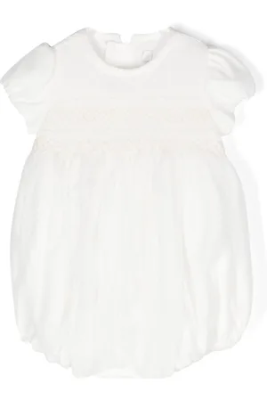 Amaya Embroidered puffball shorties