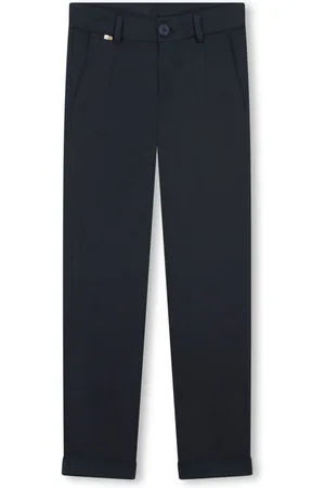 HUGO BOSS Logo-print smart trousers