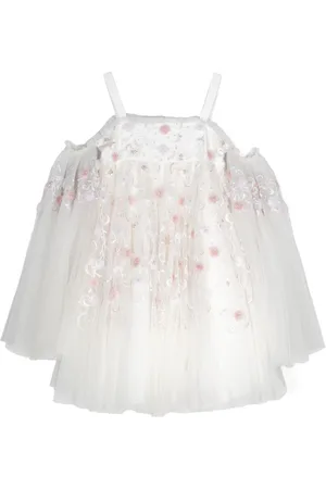 Maison Ava Embroidered beaded tulle dress