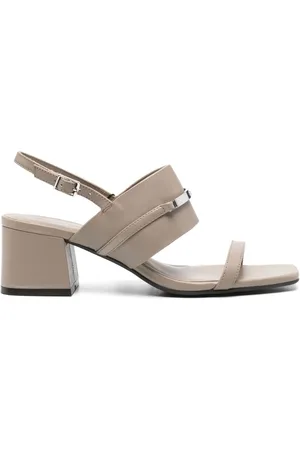Calvin Klein 45mm slingback leather sandals
