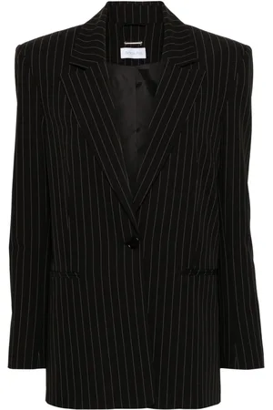 Patrizia Pepe Pinstripe single-breasted blazer