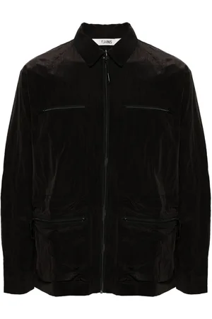 Rains Kano crinkled-finish overshirt