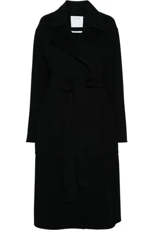 Sportmax Veleno belted wool coat
