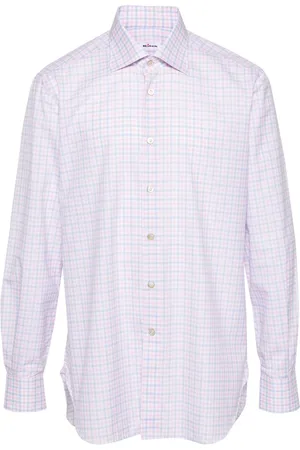 Kiton Checked cotton shirt