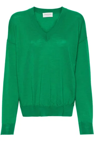 Ermanno Firenze V-neck wool jumper