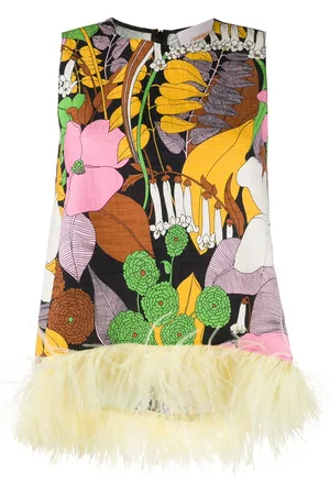 La DoubleJ La Scala feather-embellished vest