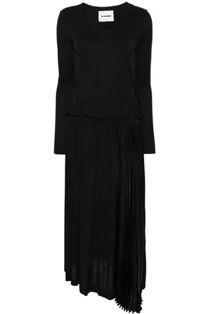 Jil Sander Plissé midi dress
