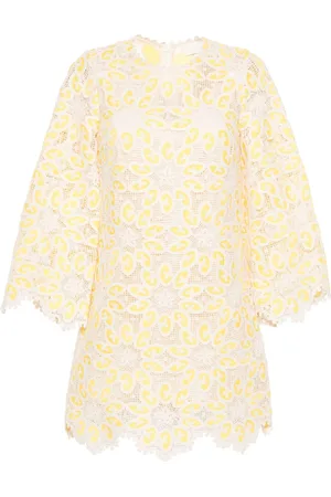 ZIMMERMANN Golden Lace mini dress