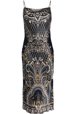 Camilla Printed slip dress
