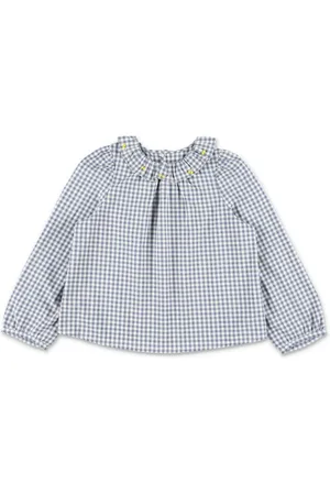BONPOINT Checked cotton blouse