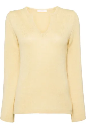 FEDELI Levante split-neck jumper