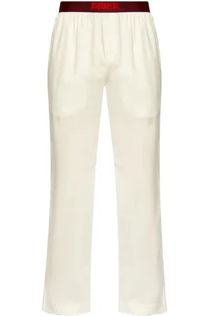Dsquared2 Logo-waistband cotton trousers