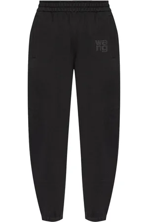 Alexander Wang Puff-logo cotton track pants