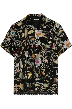BODE Heirloom floral-print shirt