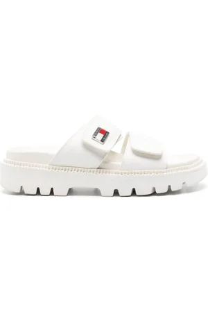 Tommy Hilfiger Logo-plaque padded sandals