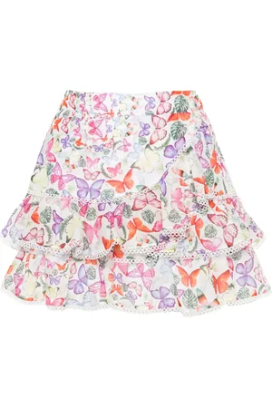 CHARO RUIZ IBIZA Fera butterfly-print mini skirt