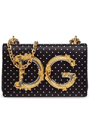 Dolce & Gabbana Small DG Baroque satin crossbody bag