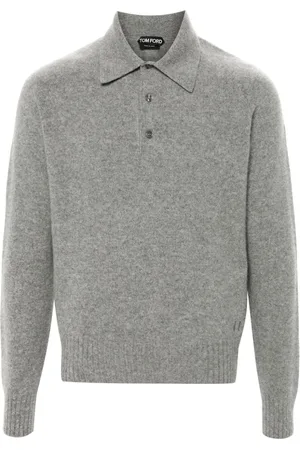 Tom Ford Knitted long-sleeve polo shirt