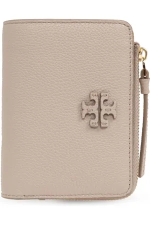 Tory Burch Logo-patch leather wallet