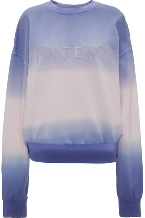 J.W.Anderson Gradient-effect organic cotton sweatshirt