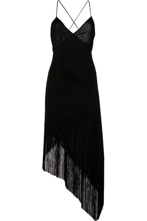 Givenchy Cascading fringe slip dress