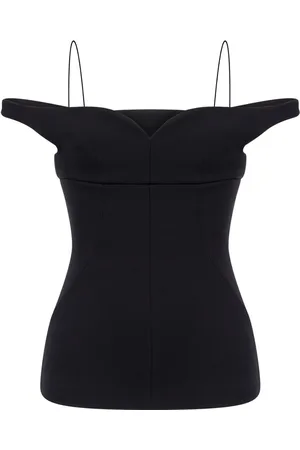 Serafini Sweetheart neck fitted top
