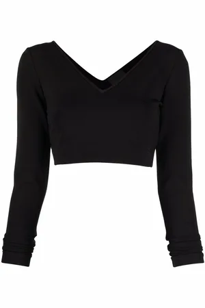 Givenchy V-neck long-sleeve top