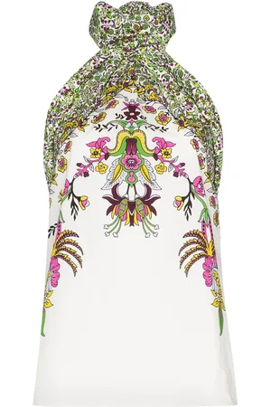 Givenchy Floral-print halterneck top