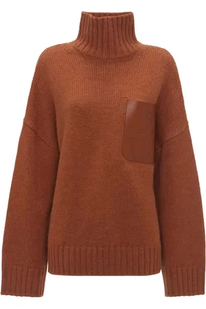 J.W.Anderson Anchor-logo ribbed-knit jumper