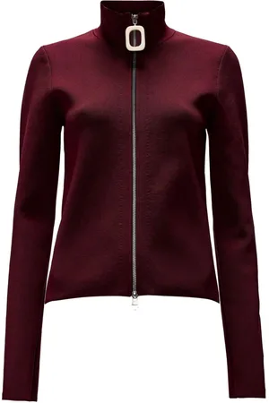 J.W.Anderson Zip-up fine-knit jumper