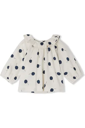 BONPOINT Taj cherry-print blouse