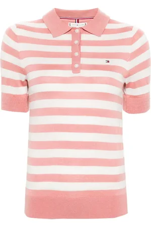 Tommy Hilfiger Striped knitted polo shirt