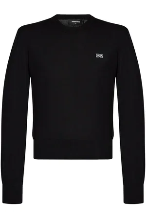 Dsquared2 Logo patch round neck jumper