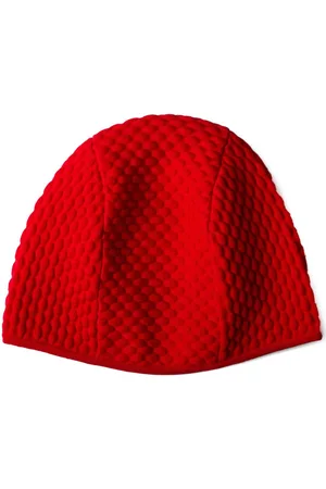 Prada Panelled chunky-knit beanie