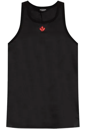 Dsquared2 Embroidered-logo cotton top