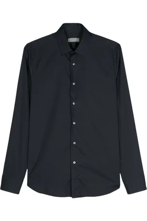 CANALI Classic-collar long-sleeve shirt